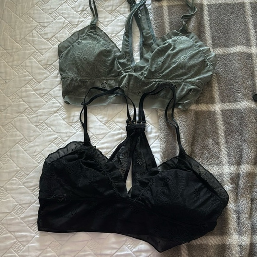 Lot of 2 Aerie Floral Bralettes